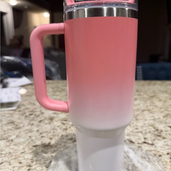 Stanley x Starbucks Pink and White Gradient Tumbler - Picture 2 of 3